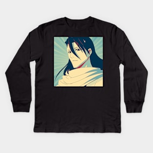 byakuya kuchiki Kids Long Sleeve T-Shirt